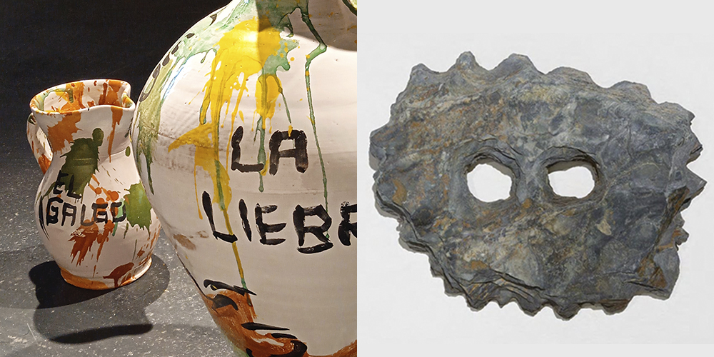 Fernando Renes “La liebre y el galgo”, 2019 y Sérgio Carronha “Sin título”, 2021